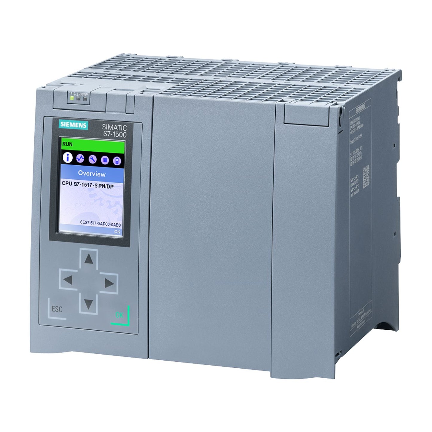 6ES7517-3AP00-0AB0 SIMATIC S7-1500, CPU 1517-3 PN/DP